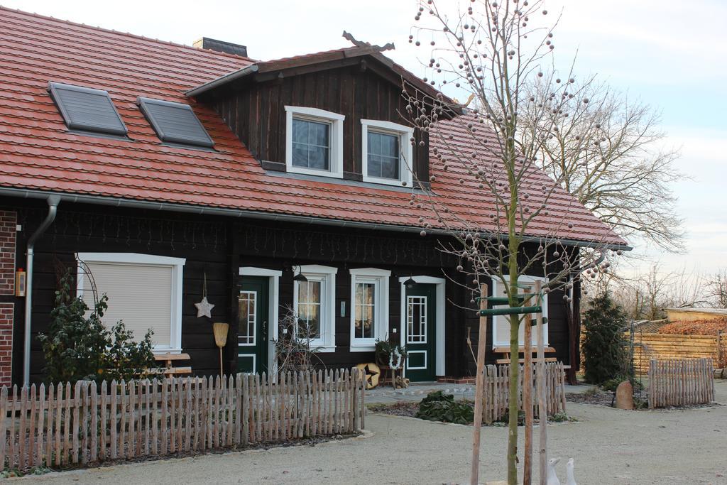 Ferienwohnung Spreewaldhaus zum Schoberplatz Lübben Exterior foto