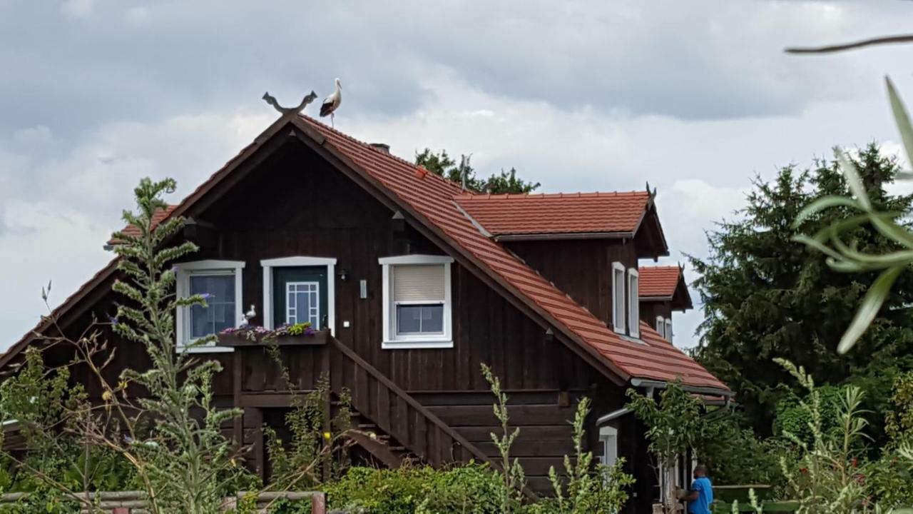 Ferienwohnung Spreewaldhaus zum Schoberplatz Lübben Exterior foto